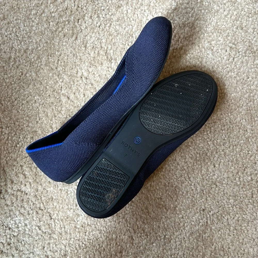 Rothy's Deep Blue Loafers - Picture 5 of 6